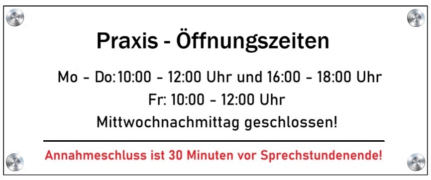 Öffnungszeiten